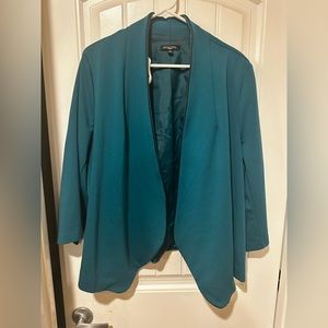 Notations teal blazer 2x